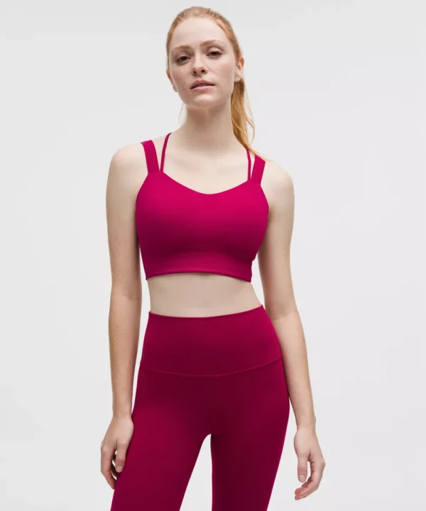 cloud like longline sports bra berry rumble main