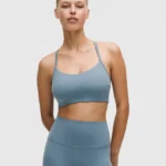 strappy light support sports bra 1