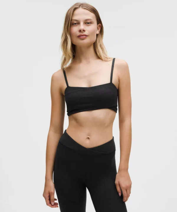 wrap front sports bra 1